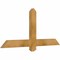 Ekena Millwork Eugene Rough Sawn Timber Gable Bracket, Western Red Cedar, 48"W x 22"H x 2"D x 4"F, 11/12 Pitch GBW048X22X0204EUG00RWR - alternate 5